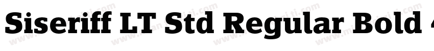 Siseriff LT Std Regular Bold 41226字体转换